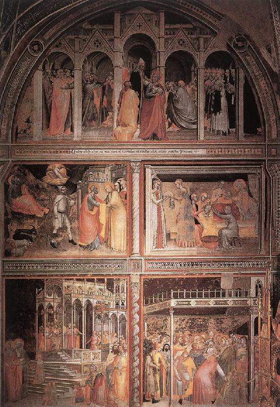 GIOVANNI DA MILANO Scenes from the Life of the Virgin sdg